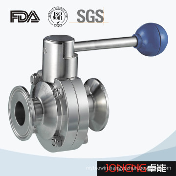 Stainless Steel Sanitary Clamped Small Size Butterfly Valve (JN-BV4004)